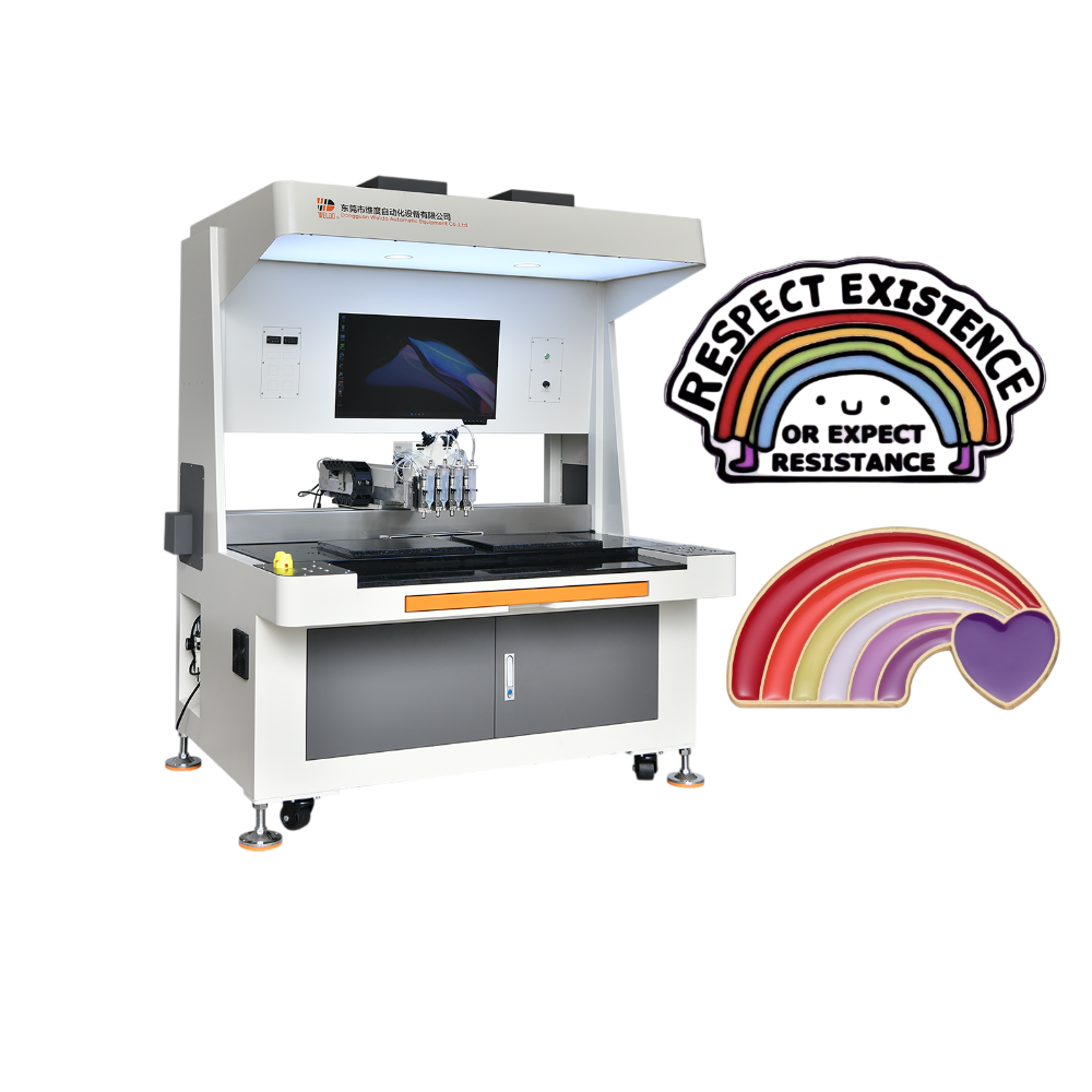 Holiday trip pin filling machine
